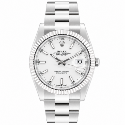 Unworn Rolex Datejust 41MM 126334 White Dial Watch